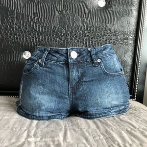 Forever 21 Denim Distressed Size 24 GUC Shorts